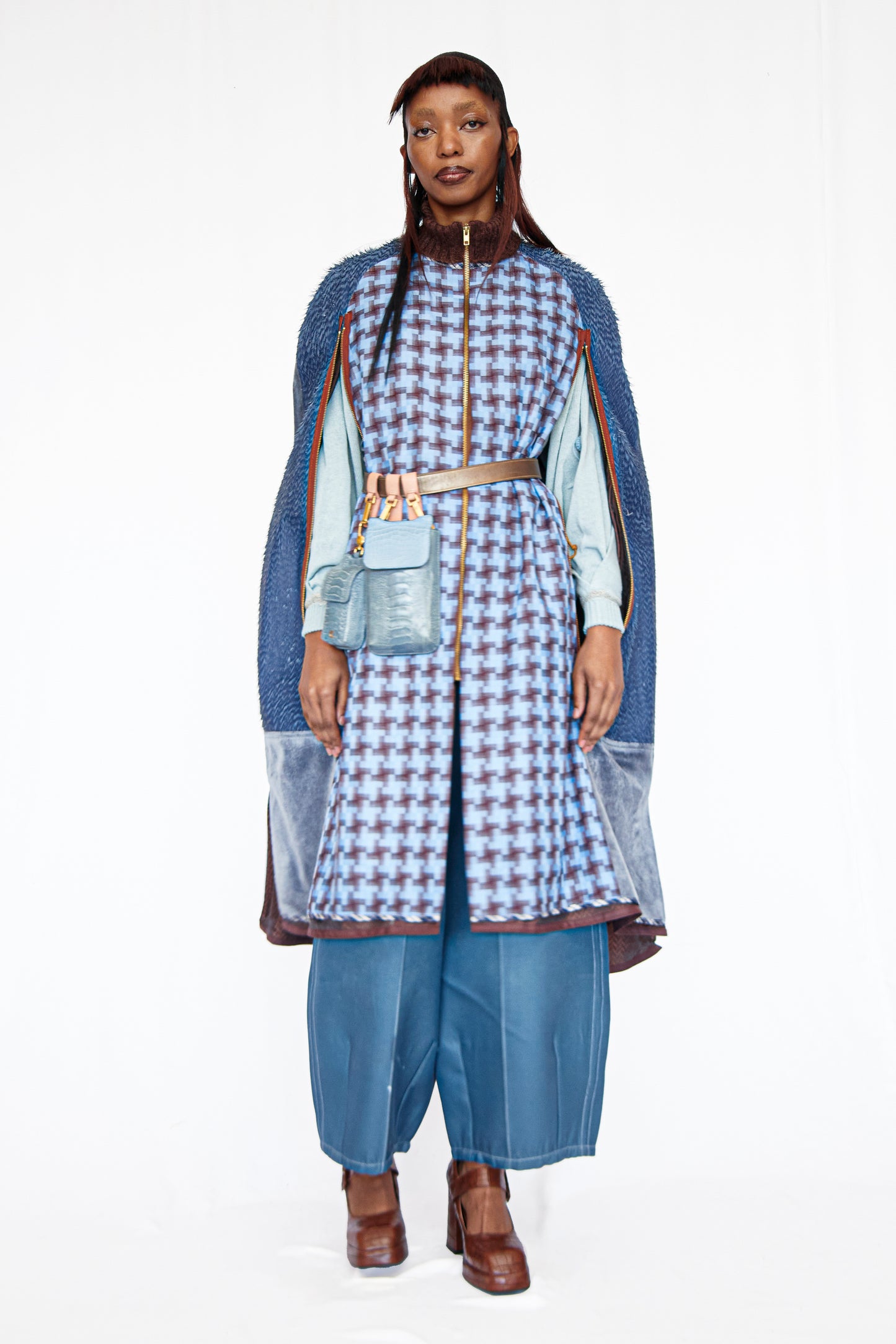 MIXED MEDIA MATRYOSHKA CAPE