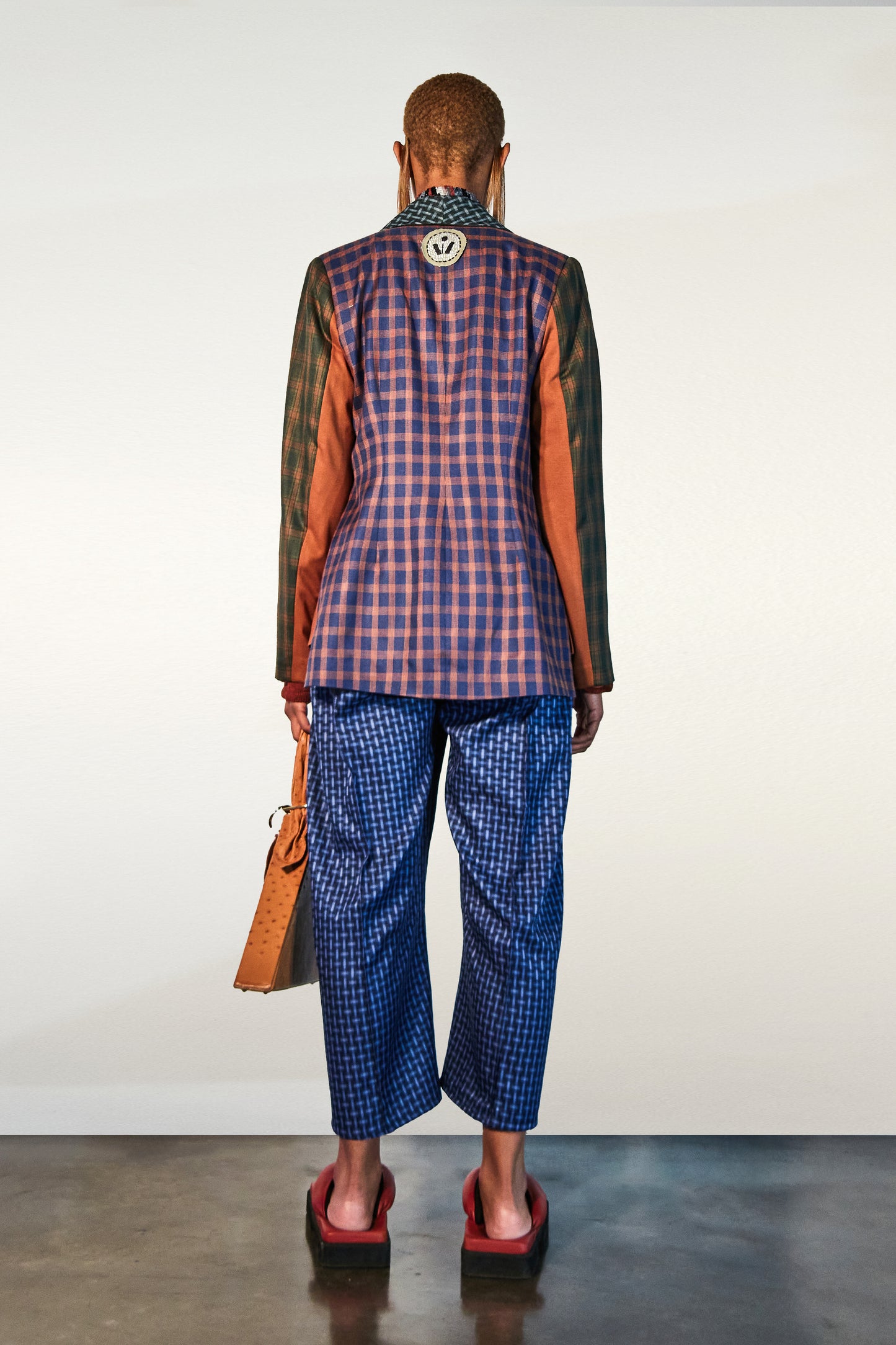 POPPER CHECK PANTS