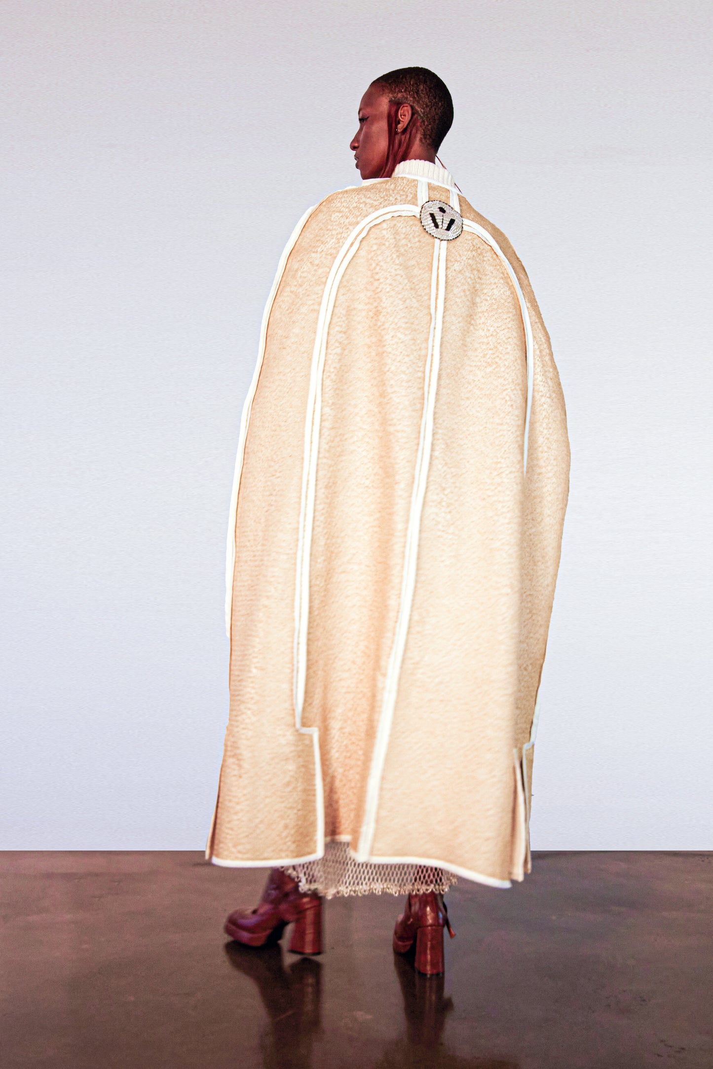 VINTAGE CROCHET HAND-BEADED SKIRT