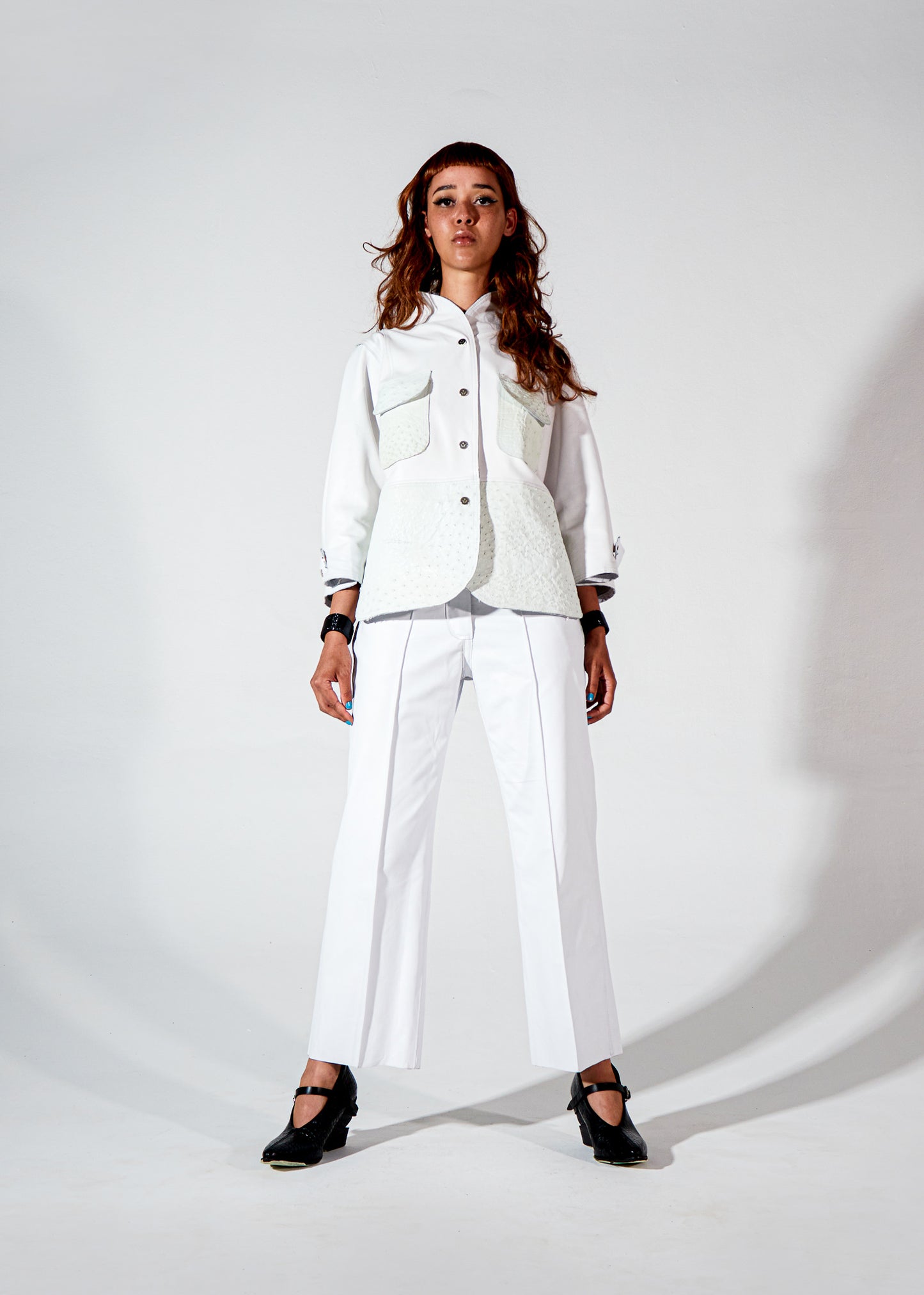 Luminance Leather Shirt