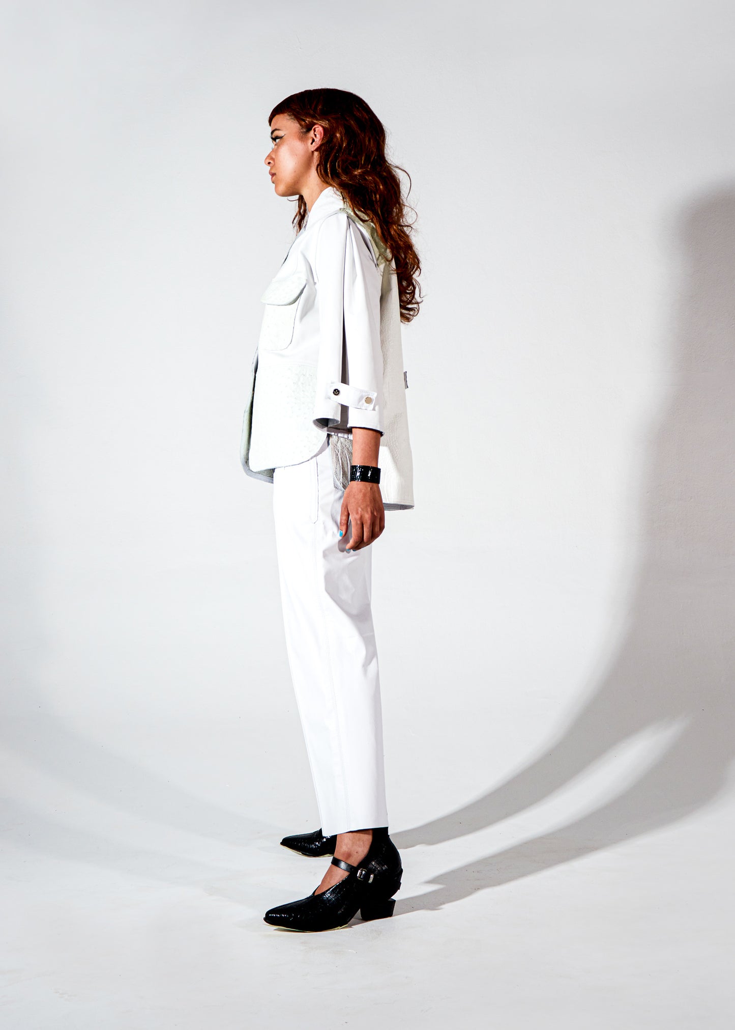 Luminance Leather Shirt