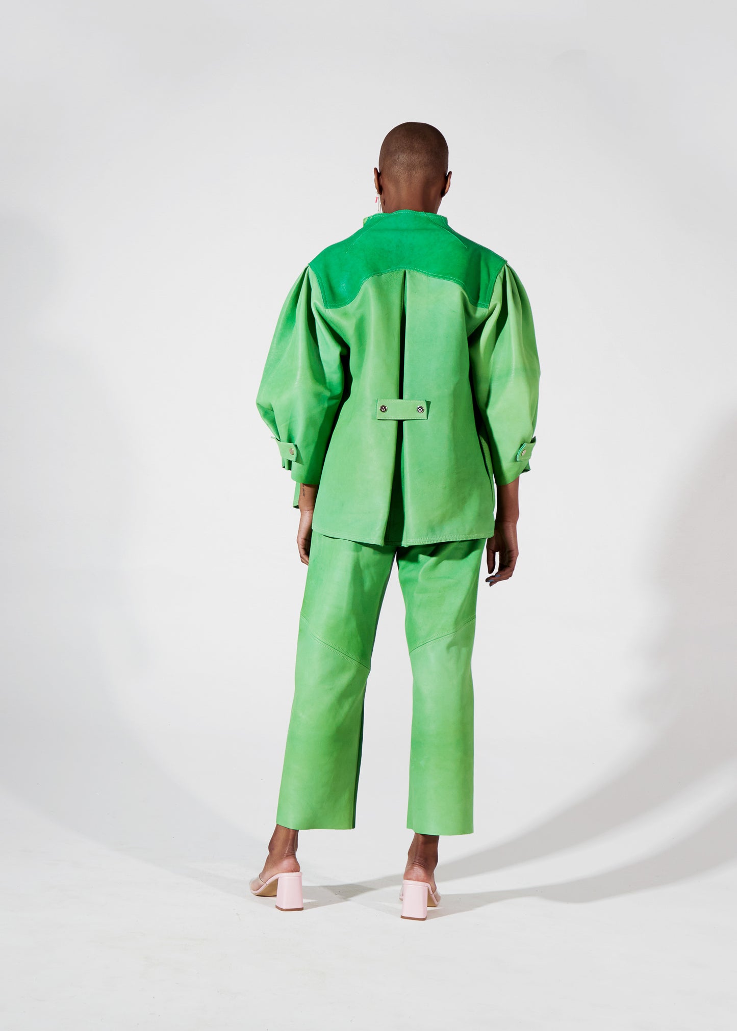 Glimmering Green Pants