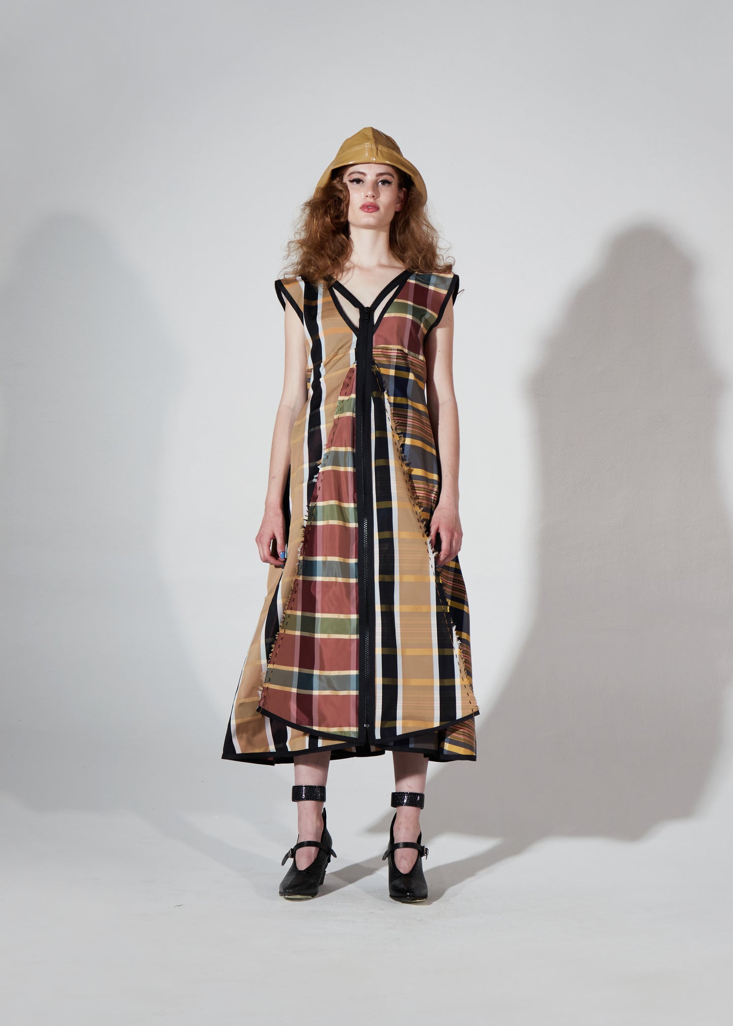 RUBIX CUBE Y ZIPPER DRESS