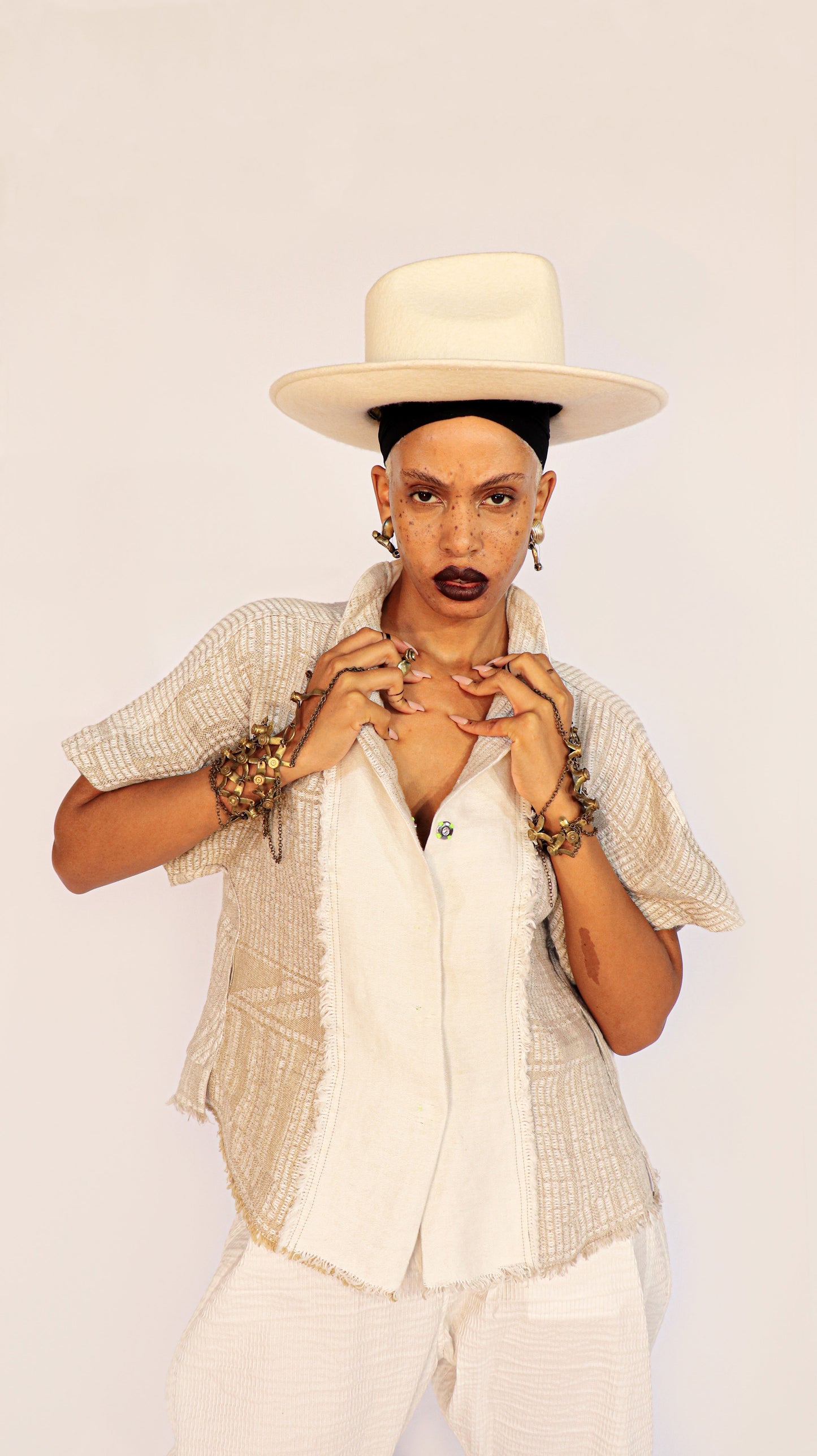 Locally Woven, Jacquard Kimono Wrap Top