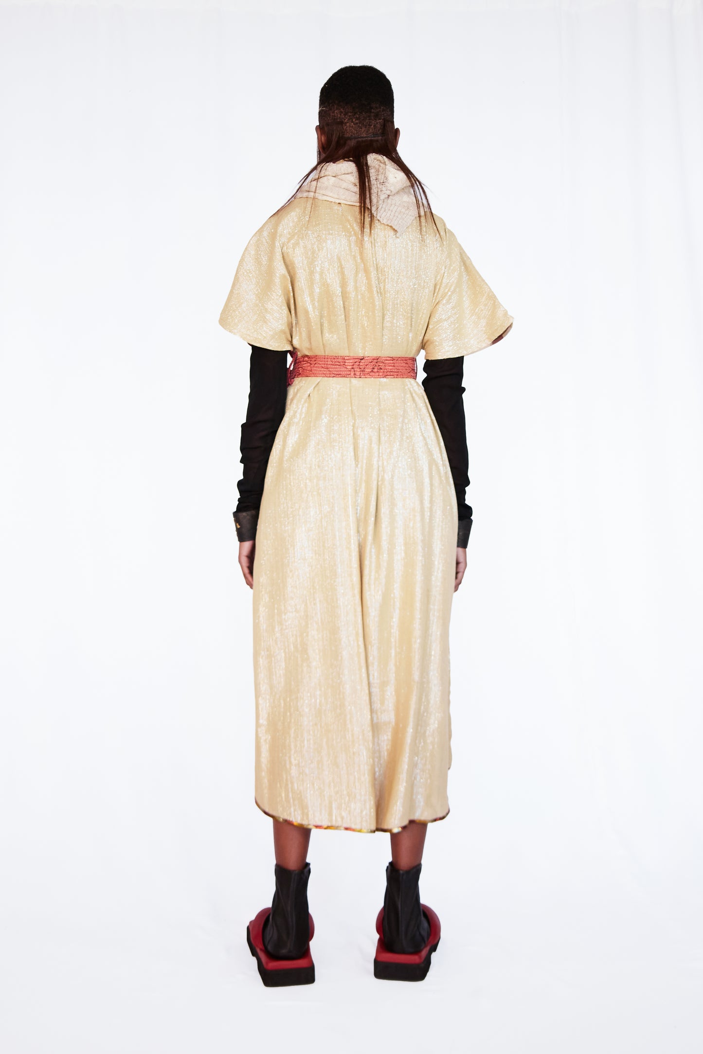 Abstract Scrap Batwing Dress, Version 2