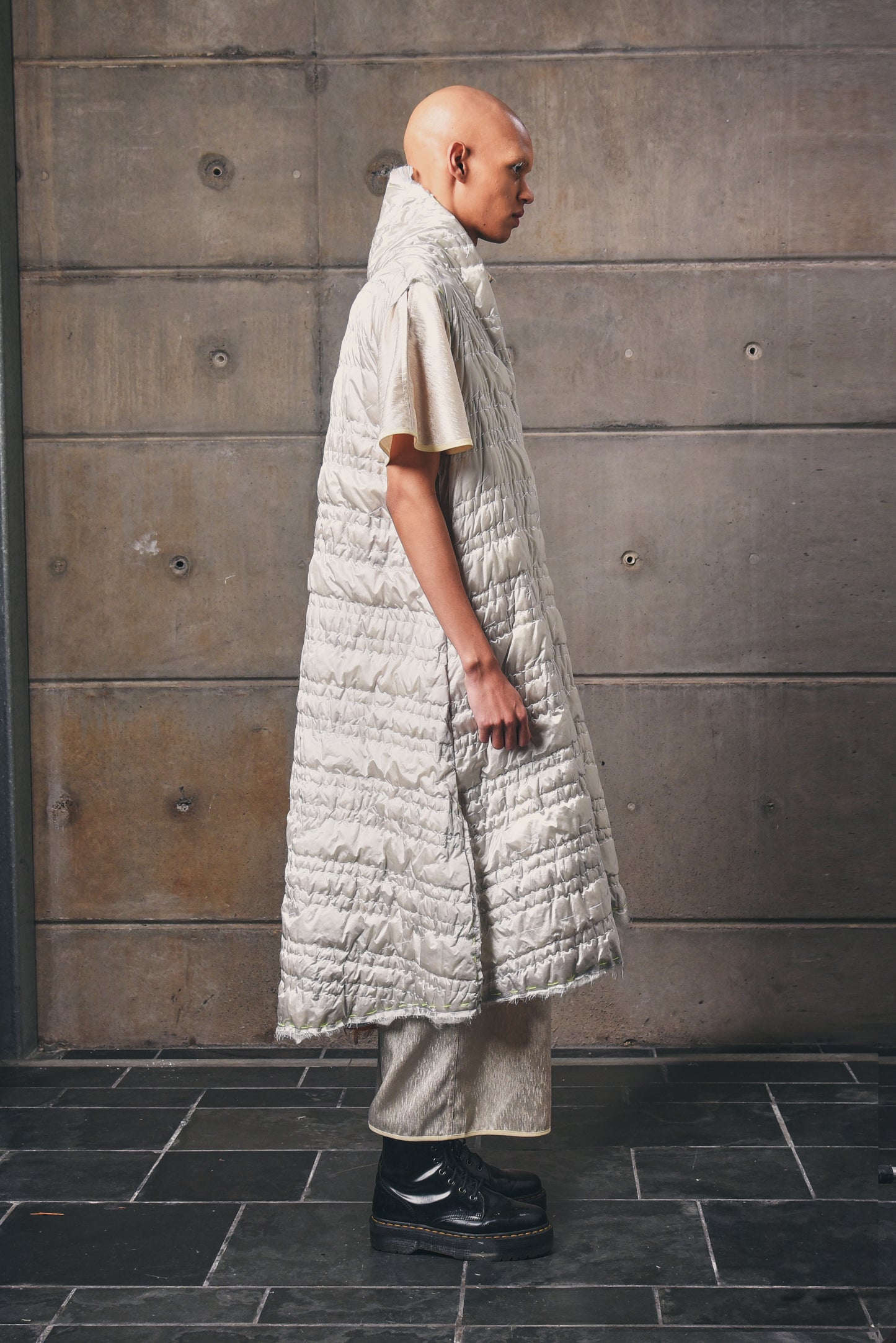 Artisanal Puffer Jacket, Reversible with Pure Karoo Wool