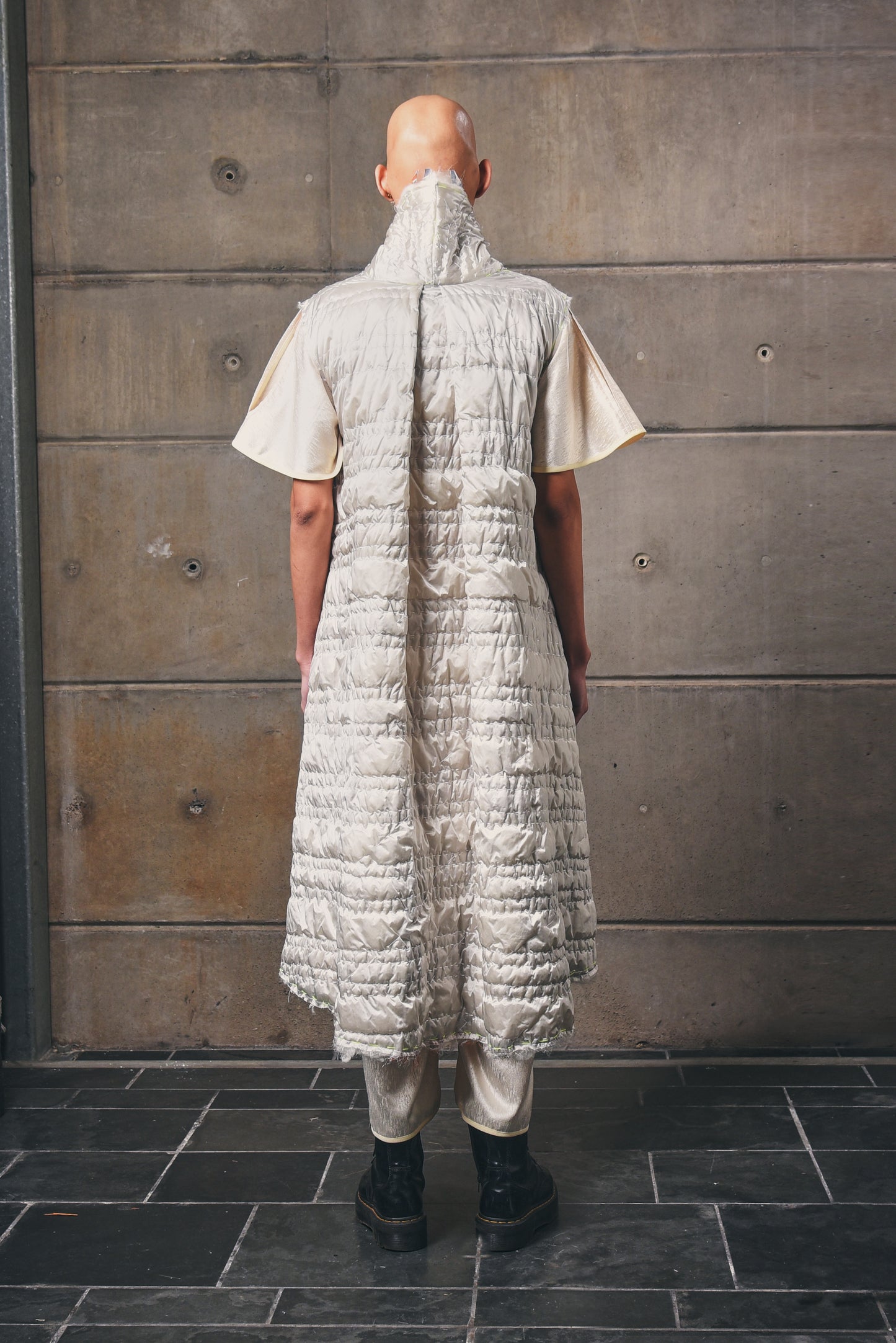Artisanal Puffer Jacket, Reversible with Pure Karoo Wool