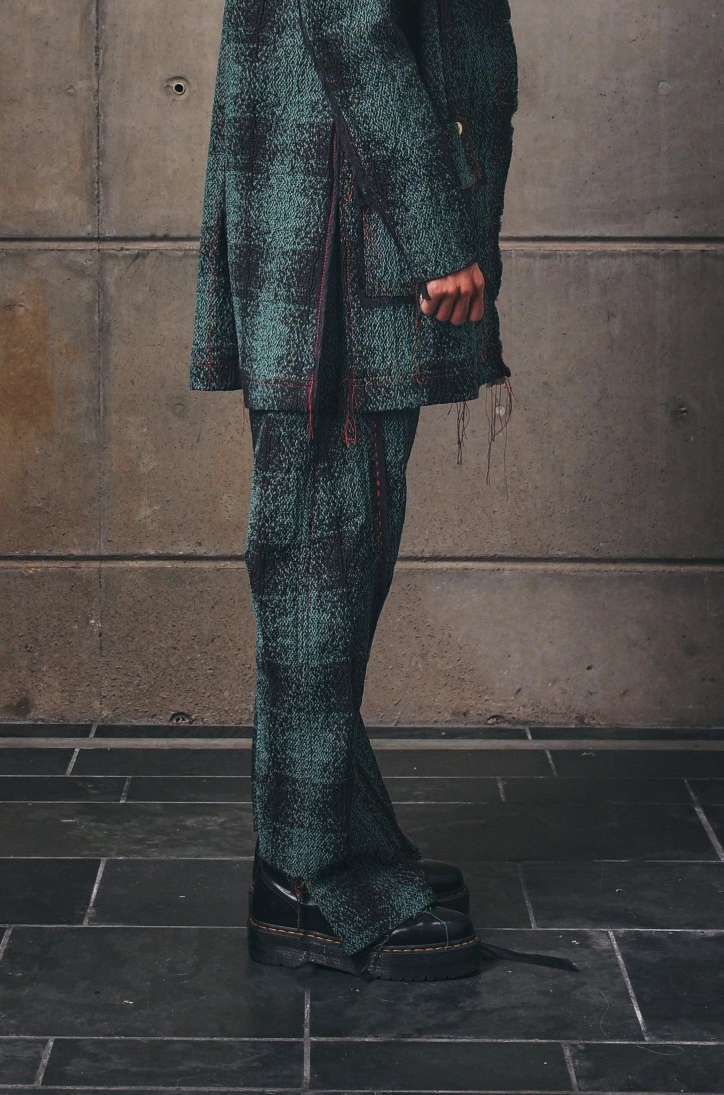 Tailored Arched Leg Trousers