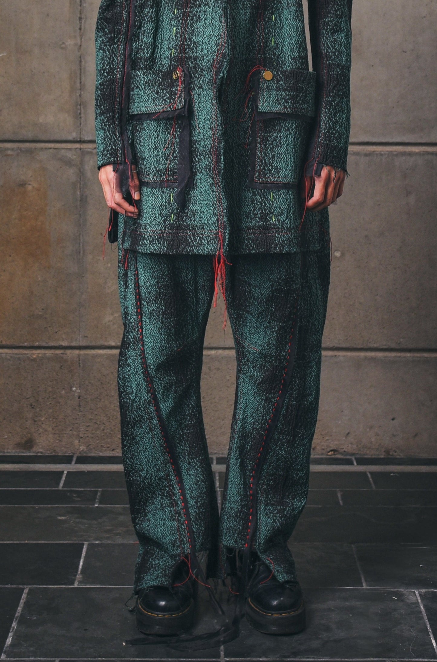 Tailored Arched Leg Trousers