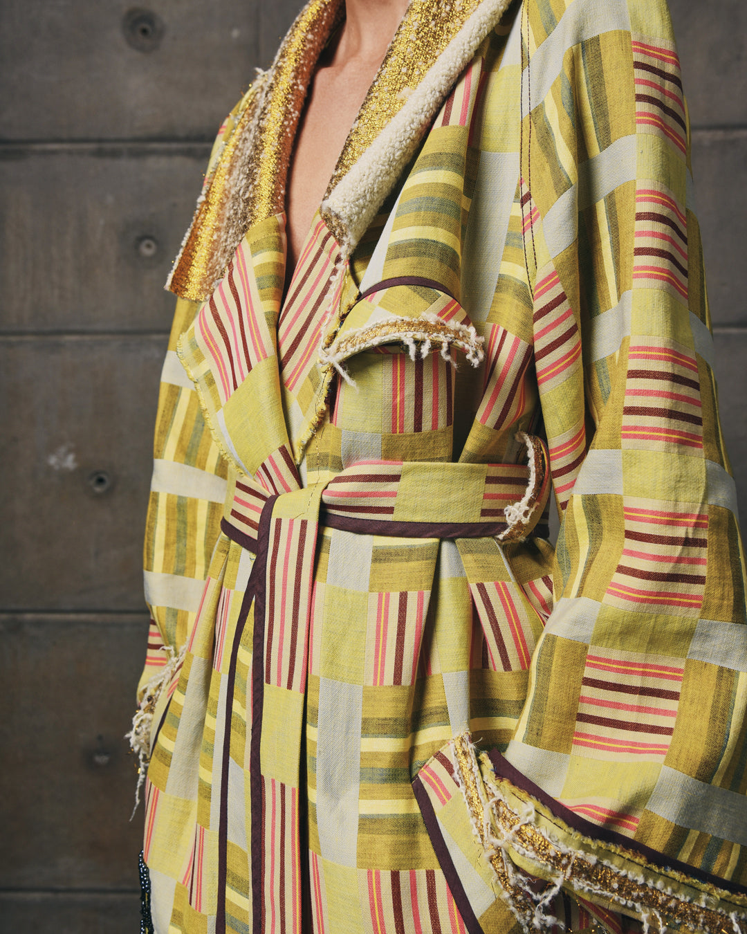 WiFi / NFT Beaded Raglan Coat