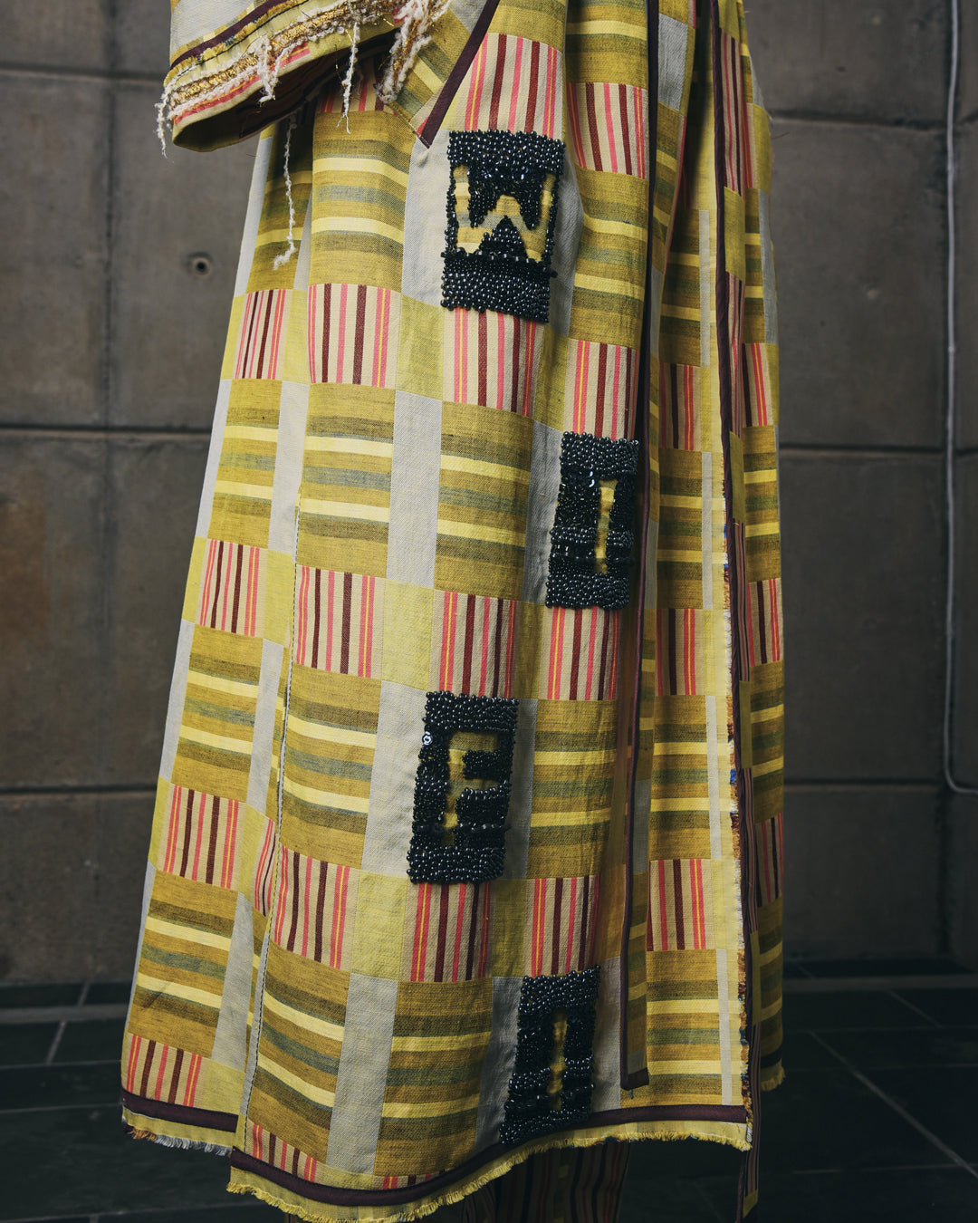 WiFi / NFT Beaded Raglan Coat
