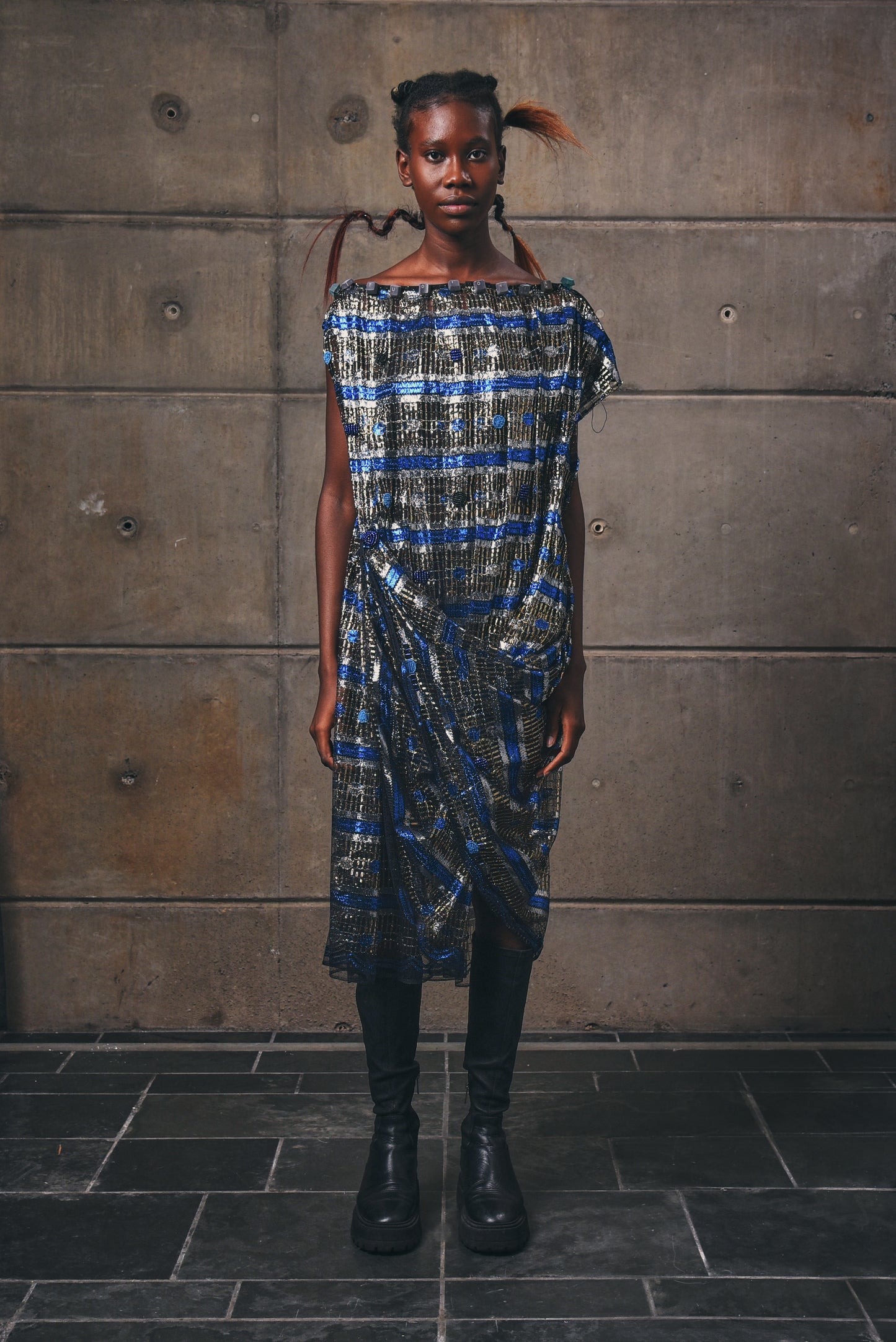 Bluetooth Drape Dress