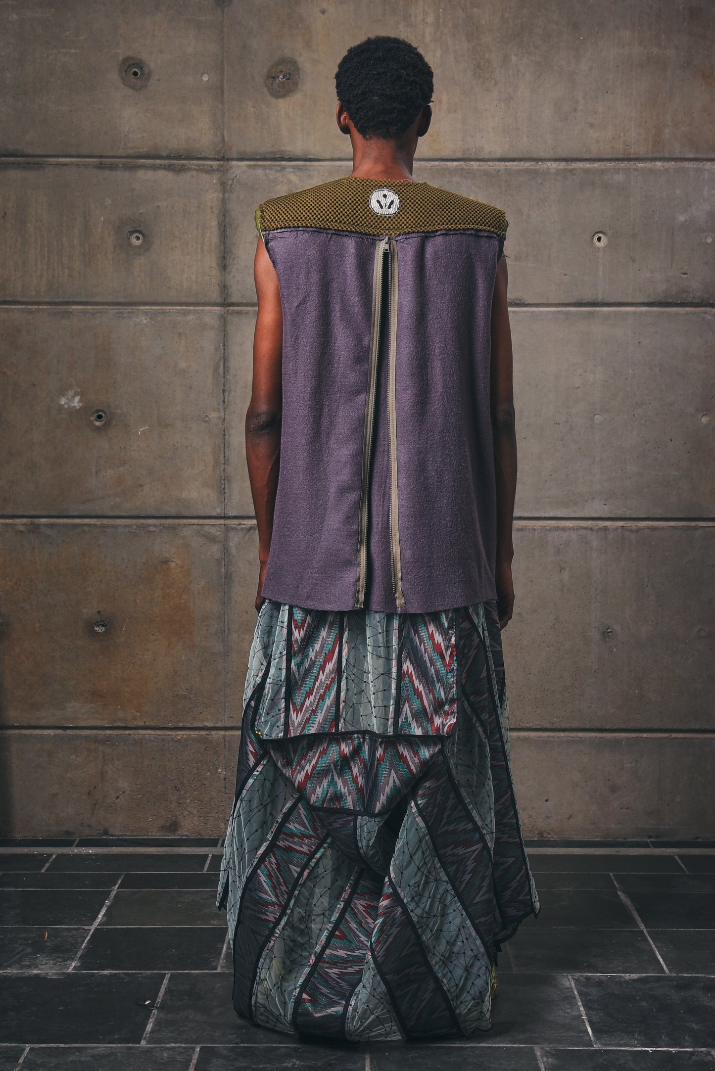 Zipped Folder Zipper Gillet
