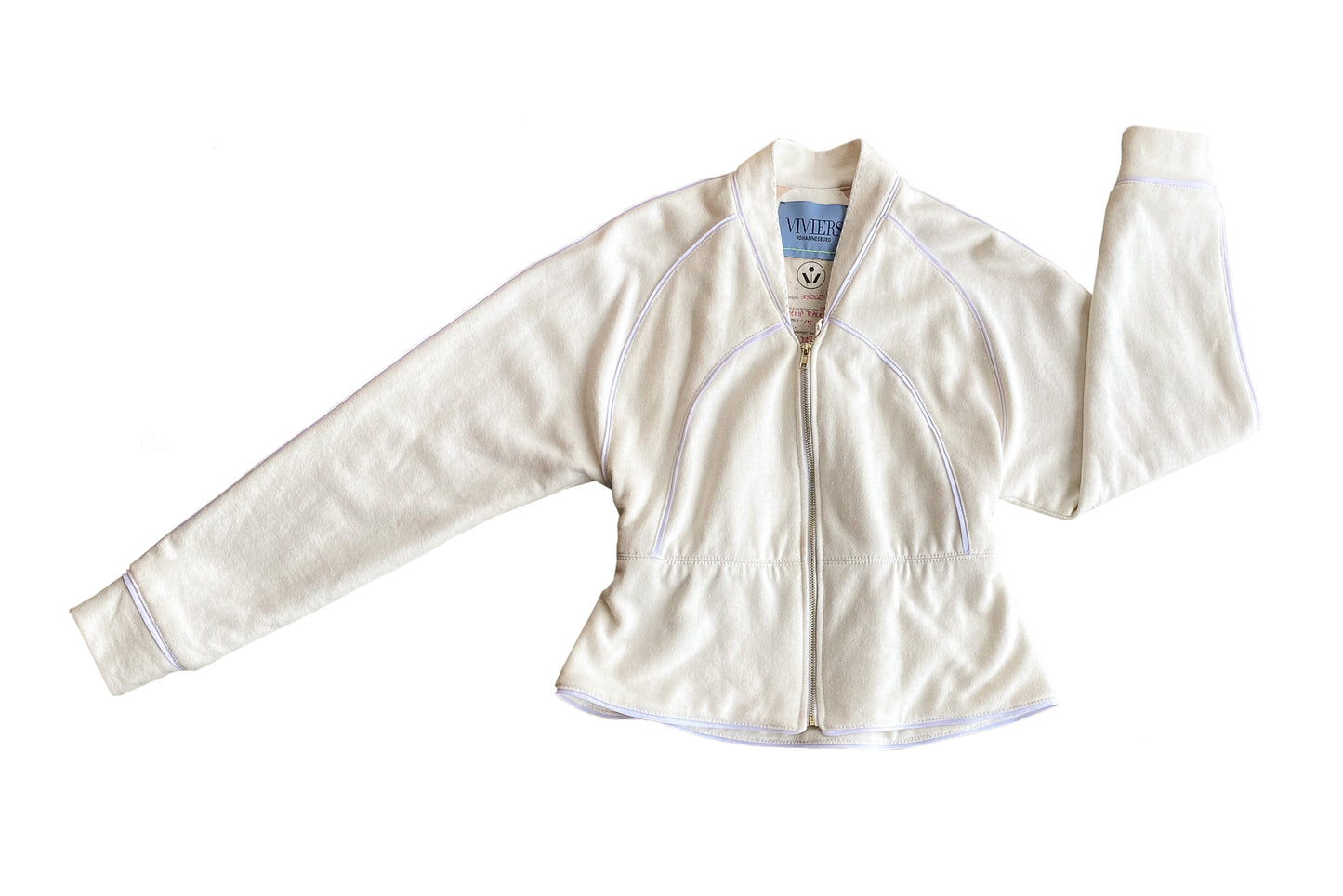 100% Organic Hemp Raglan Track Top