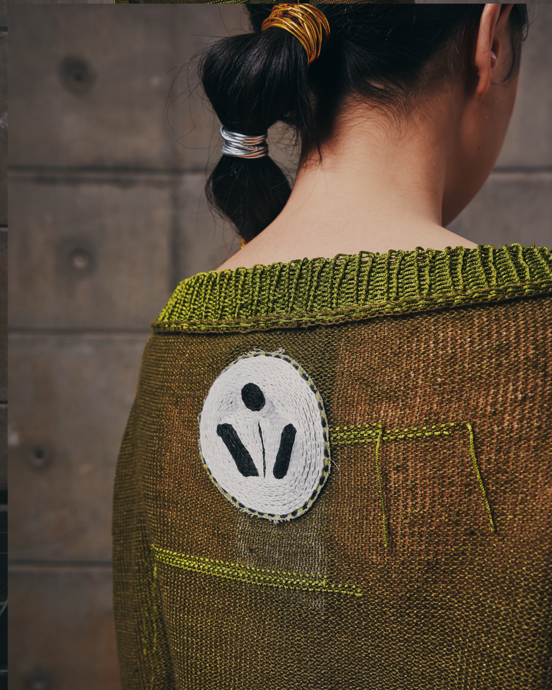 Motherboard, Cropped Raglan Knitwear Top