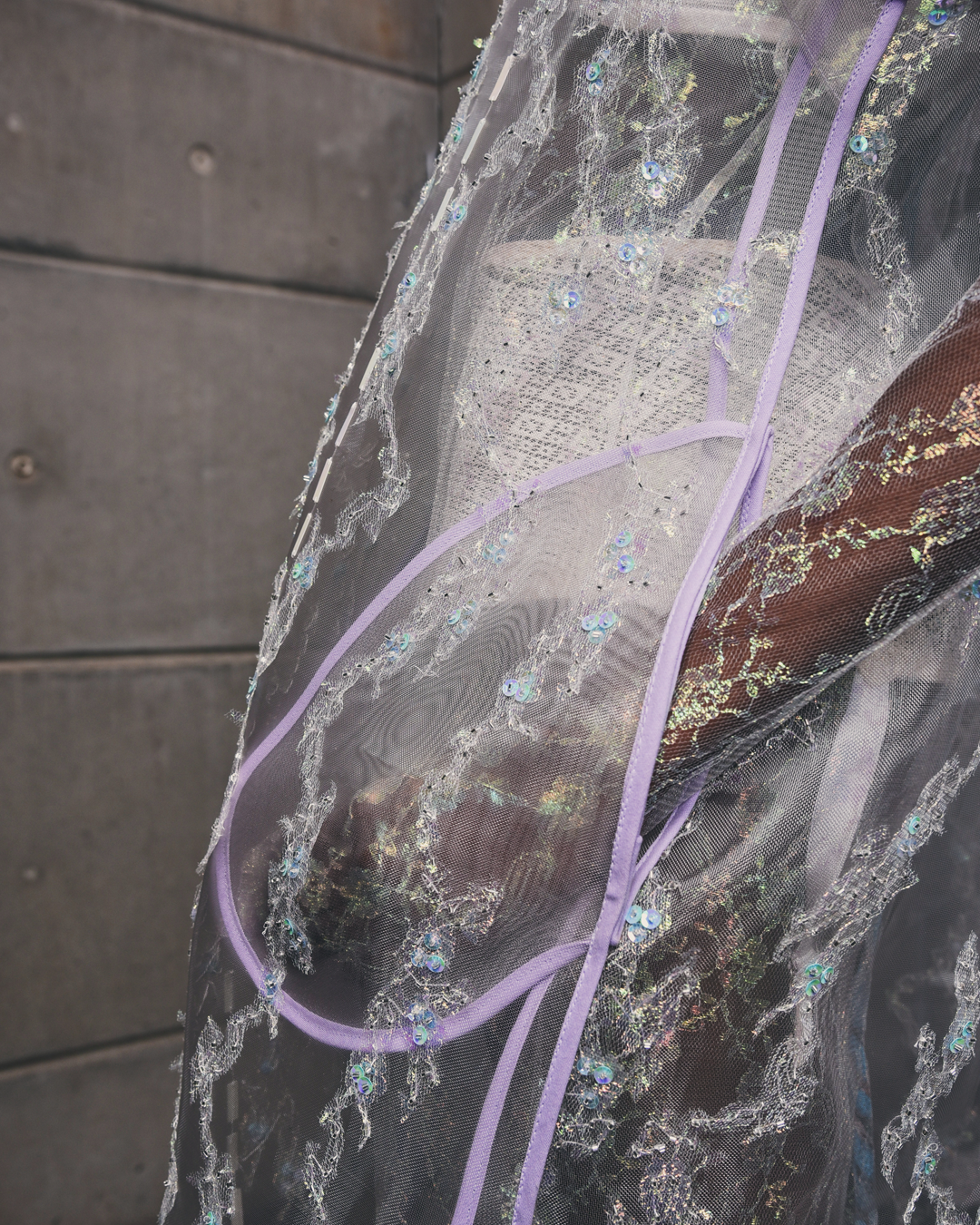 Mycelium Rhizome Encrusted Dress