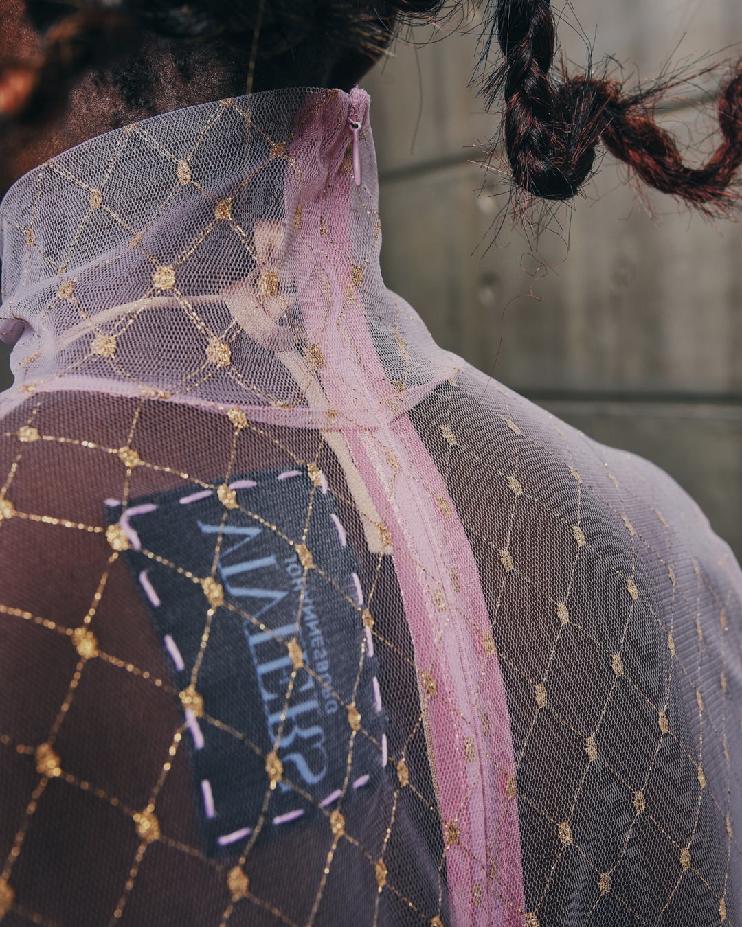 Mycelium Roll Neck Dress