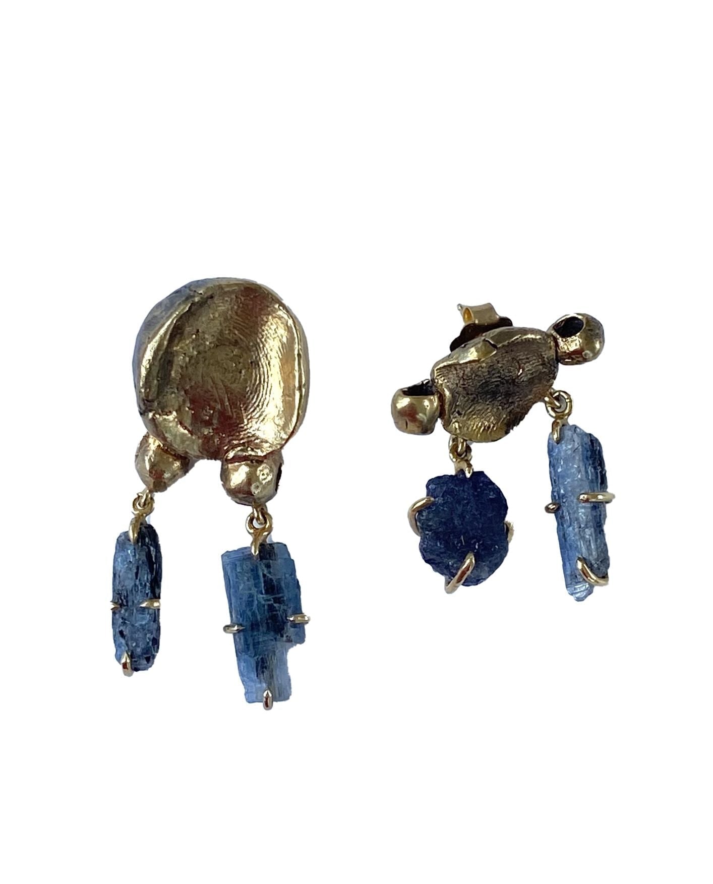 Rough Kyanite Composite Earrings