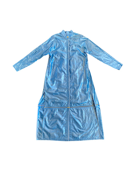 Tannie Elsa's Silk Lamé Shirt With Detachable Zipper Panels