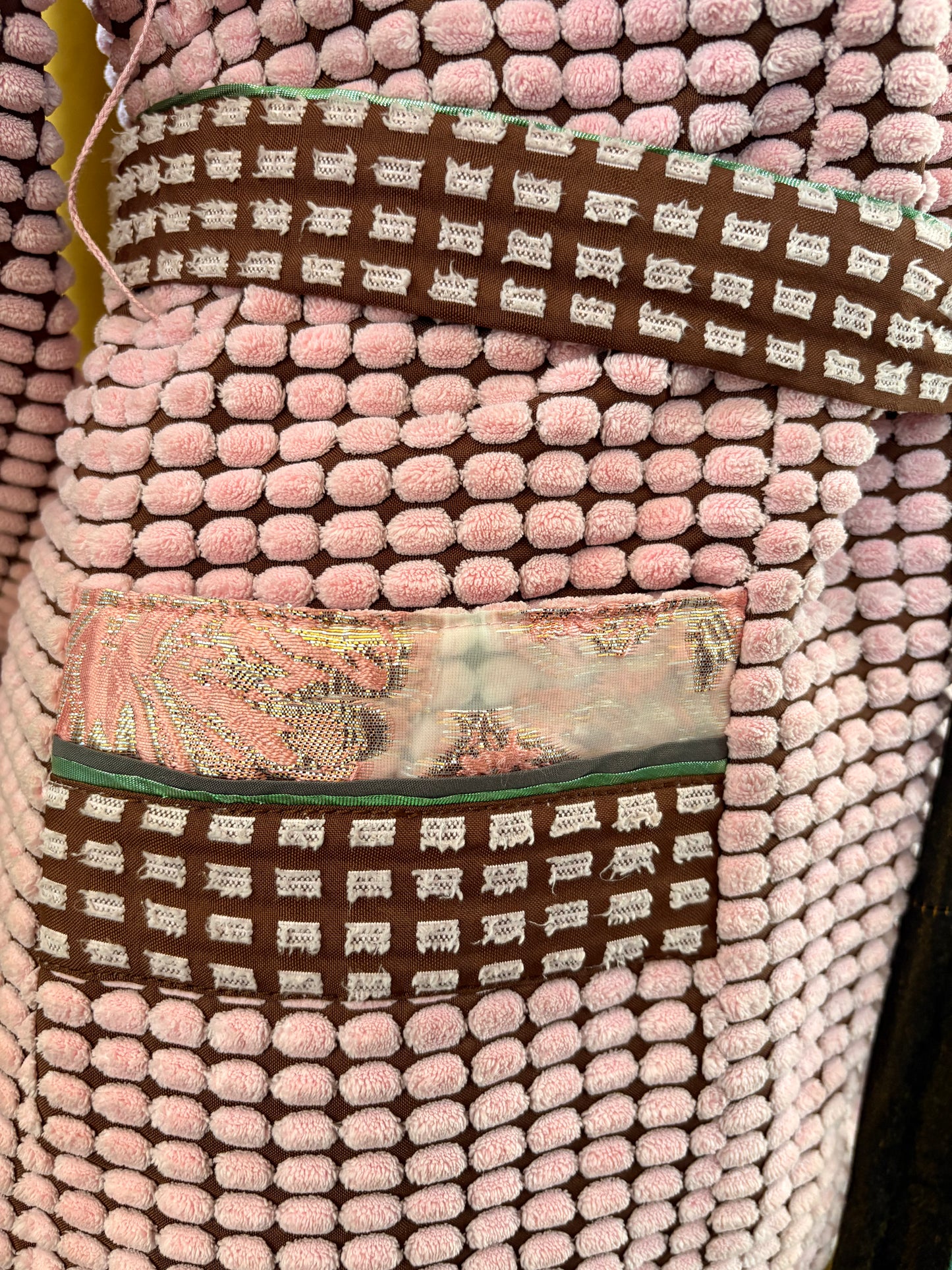 Pink Pod Pyjama Wrap Blazer