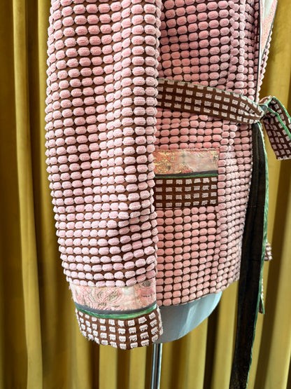 Pink Pod Pyjama Wrap Blazer