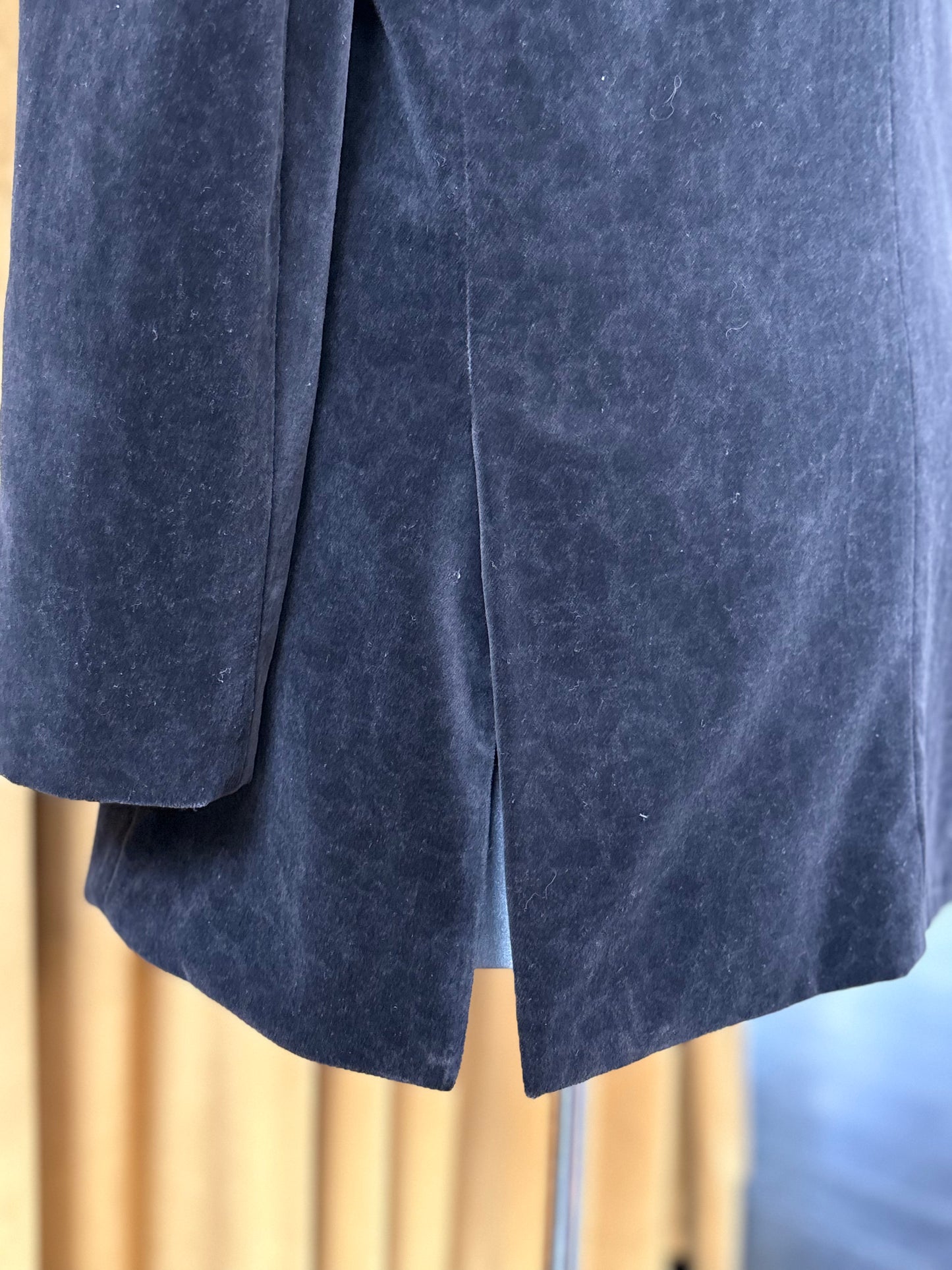 Ecliptica Double Breasted Blazer in Cotton Velvet