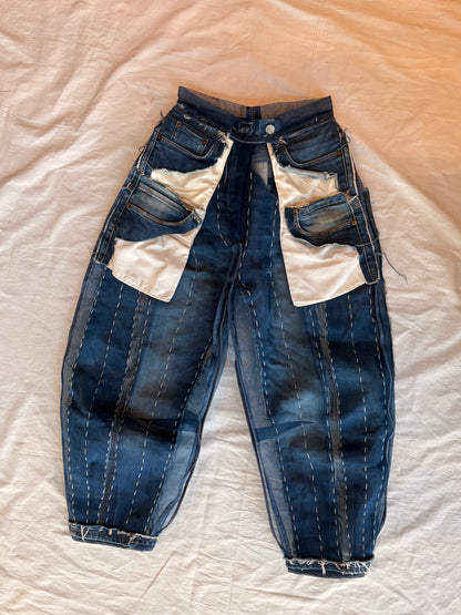 Couture Denim and Zibbon Deconstructed  Signature Pants