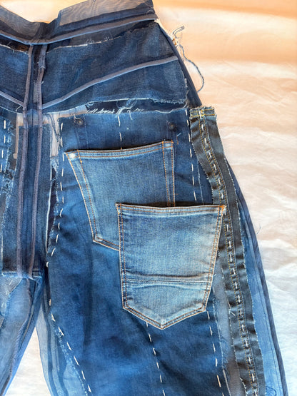 Couture Denim and Zibbon Deconstructed  Signature Pants
