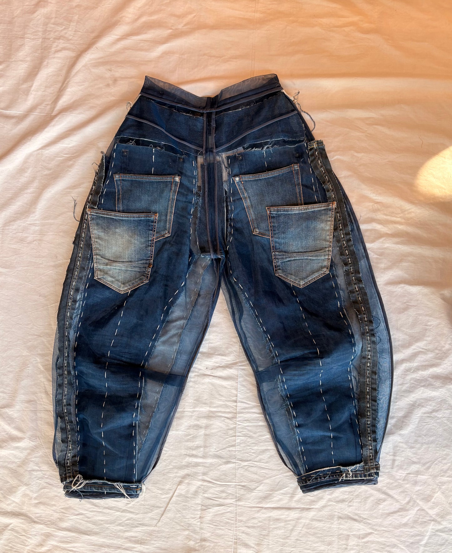Couture Denim and Zibbon Deconstructed  Signature Pants