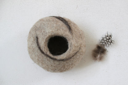 Guineafowl Pebble Vessel