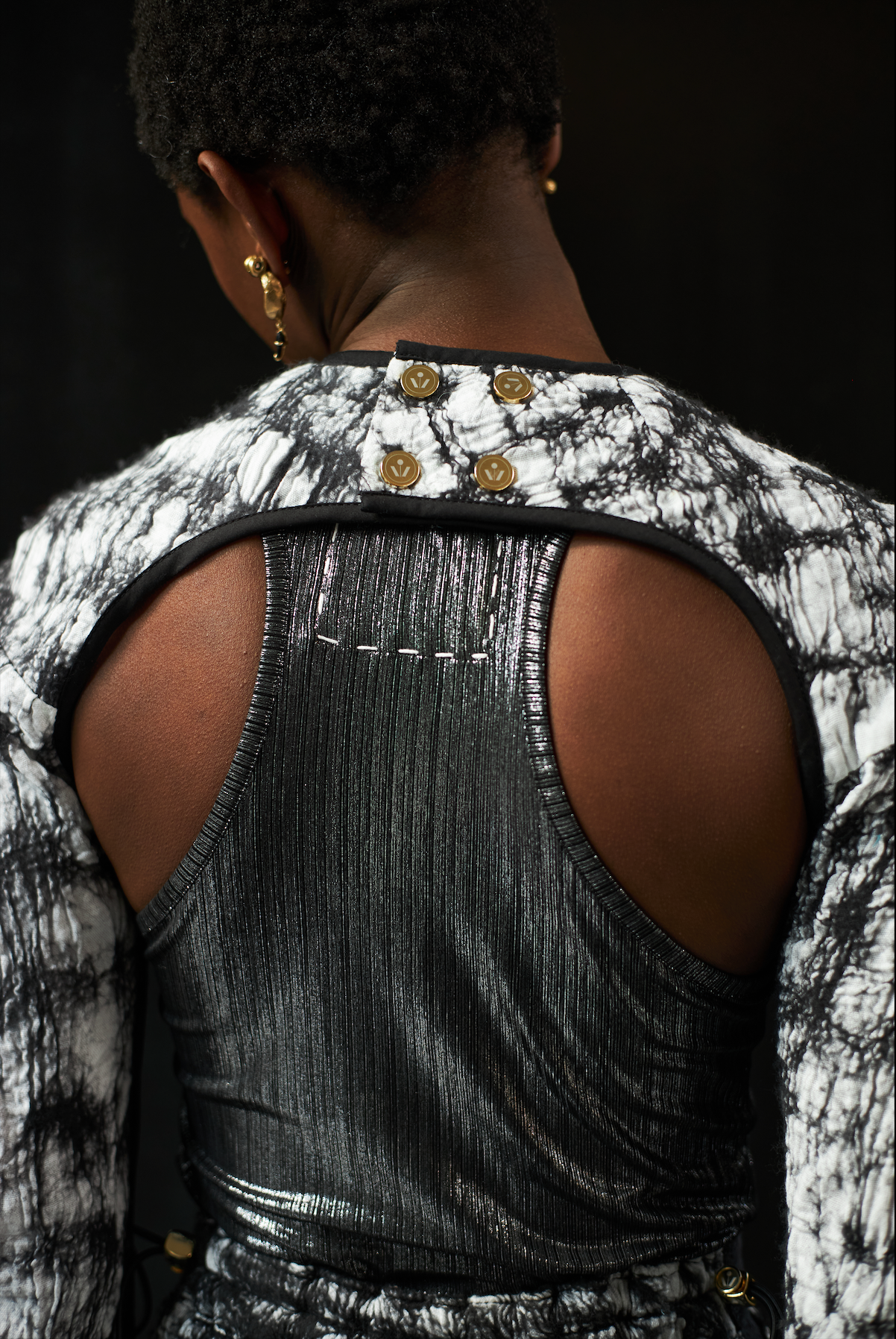 Rorschach Sleeves in Merino Wool Felted on Muslin