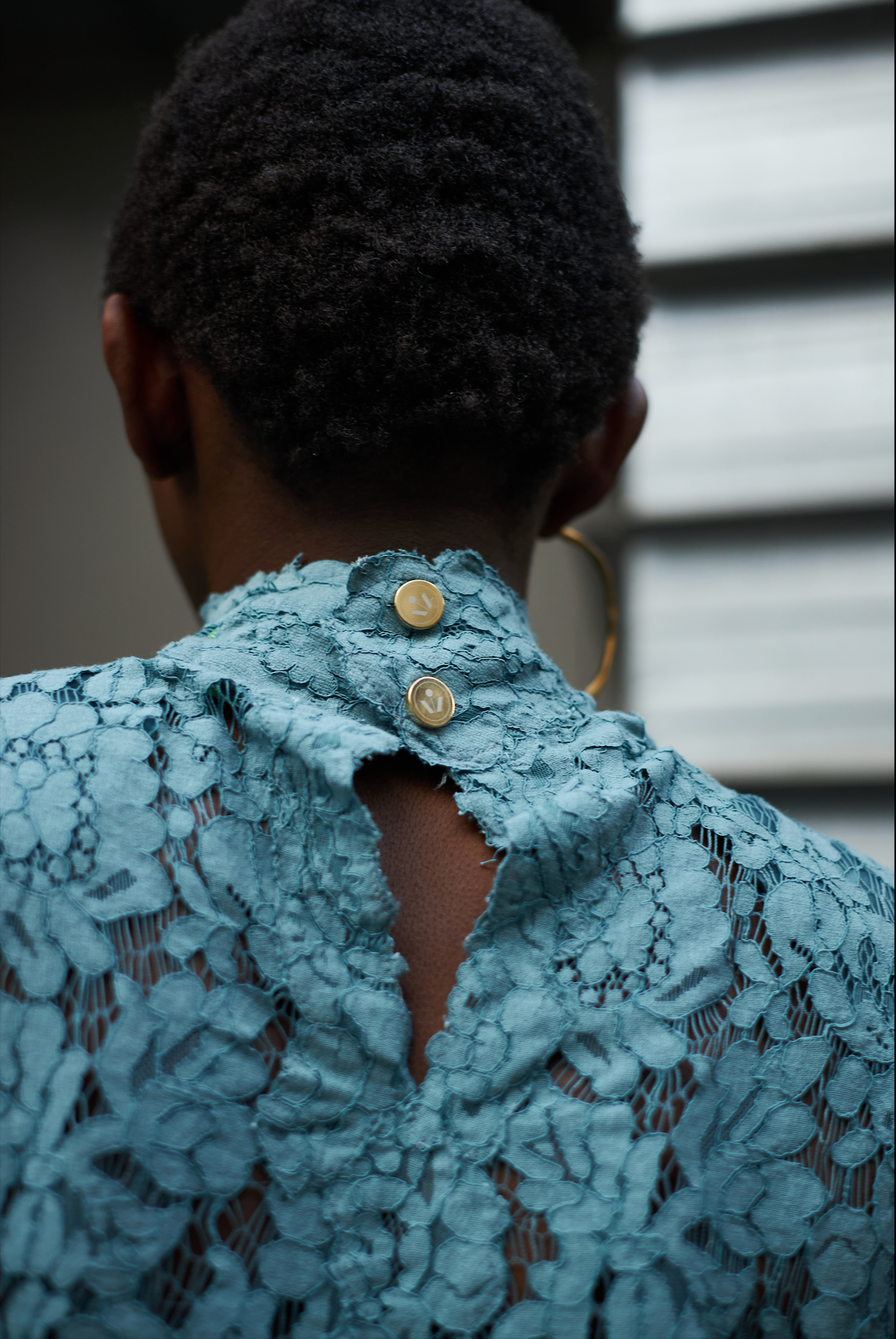 Roscoe Bloom Double Front Poloneck Top