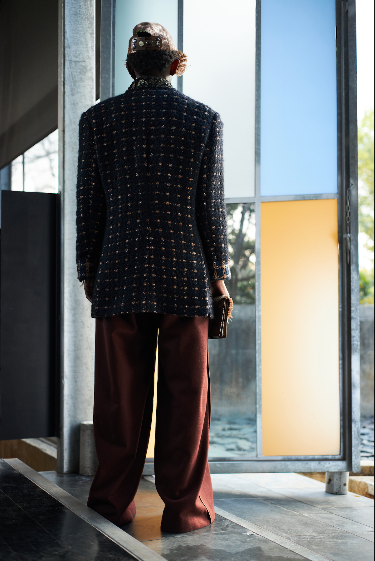 Neptune Double Breasted Jacket In Wool and Alpaca