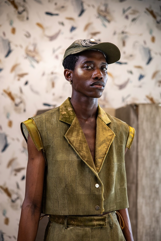 Portland Cypress Cropped Gilet