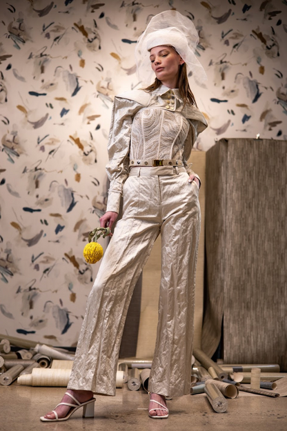 Enzo Linen Straight Leg-Pants