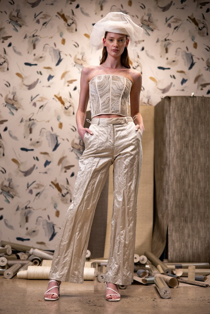 Enzo Linen Straight Leg-Pants