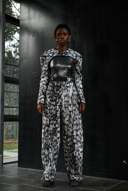 Rorschach Signature Pants in Merino Wool Felted on Muslin