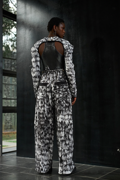 Rorschach Signature Pants in Merino Wool Felted on Muslin