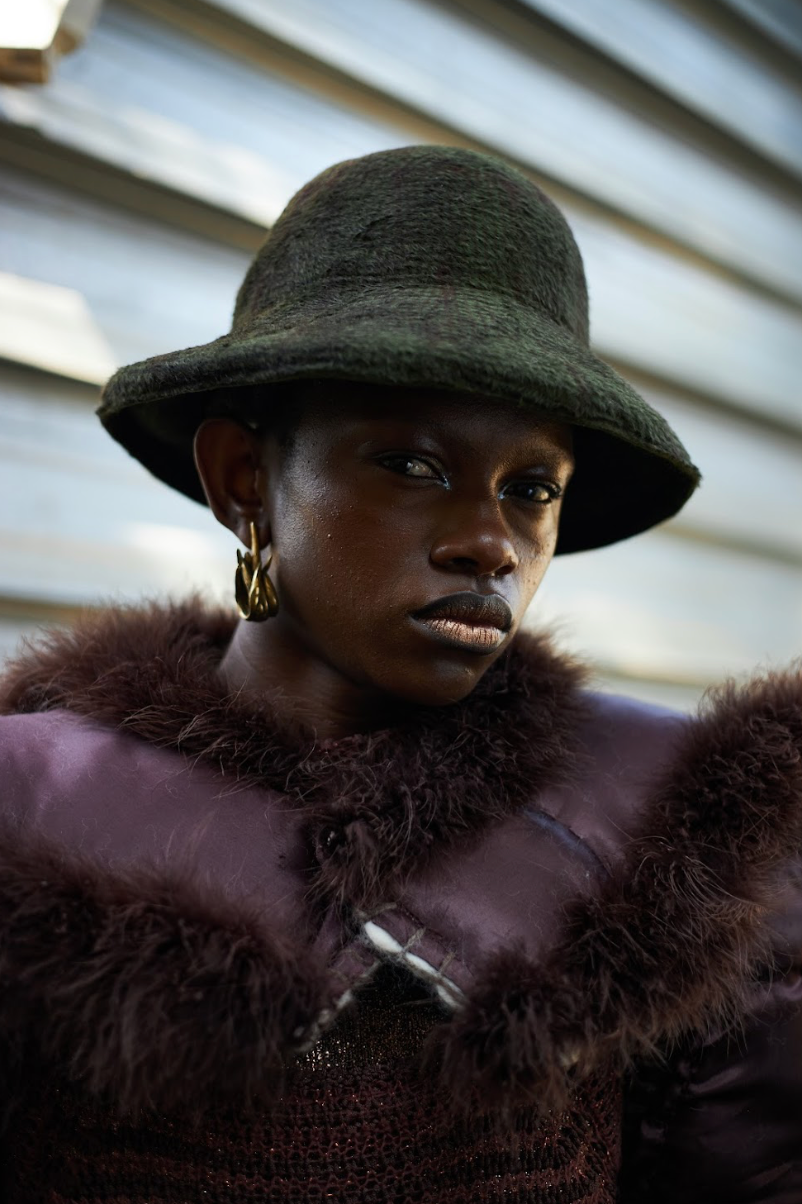 Olive Felted Wool Hat