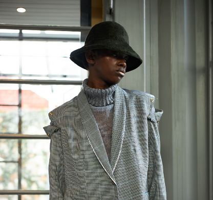 Olive Felted Wool Hat