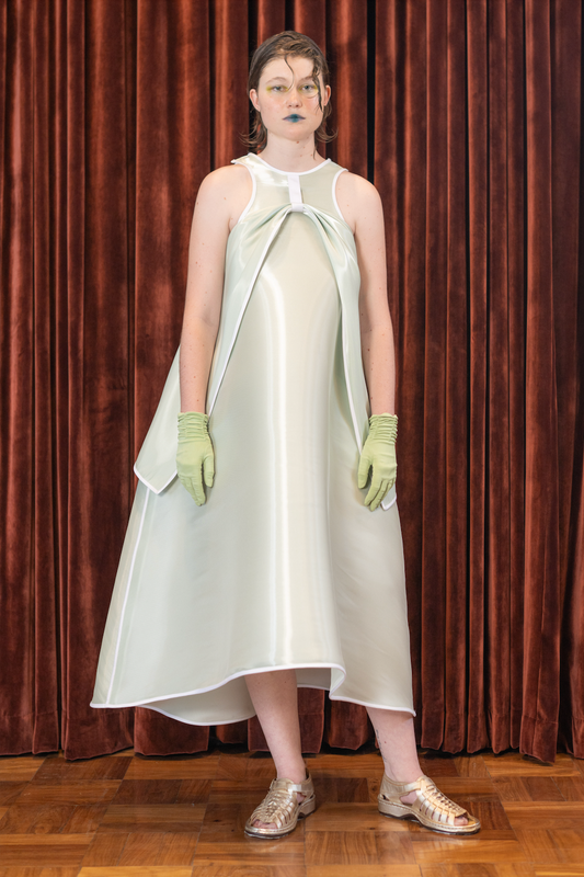 Mint Sorbet Long Apple Dress