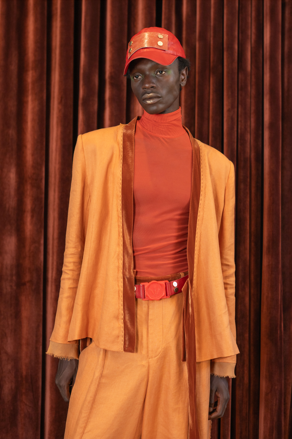 Sunset Kimono Wrap Jacket in Linen