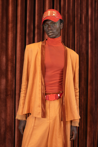 Sunset Kimono Wrap Jacket in Linen