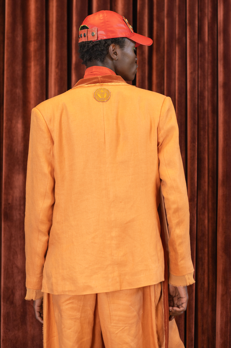 Sunset Kimono Wrap Jacket in Linen