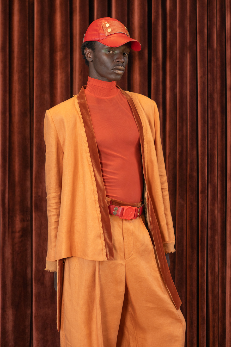 Sunset Kimono Wrap Jacket in Linen