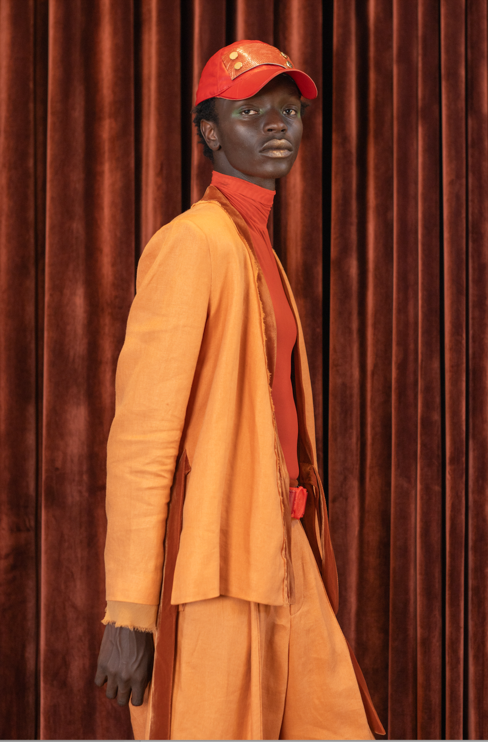 Sunset Kimono Wrap Jacket in Linen