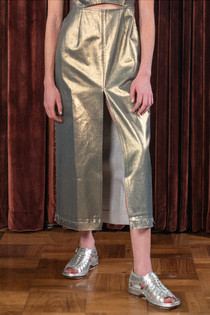 Atlas Beetle Shield Dress in Couture Denim