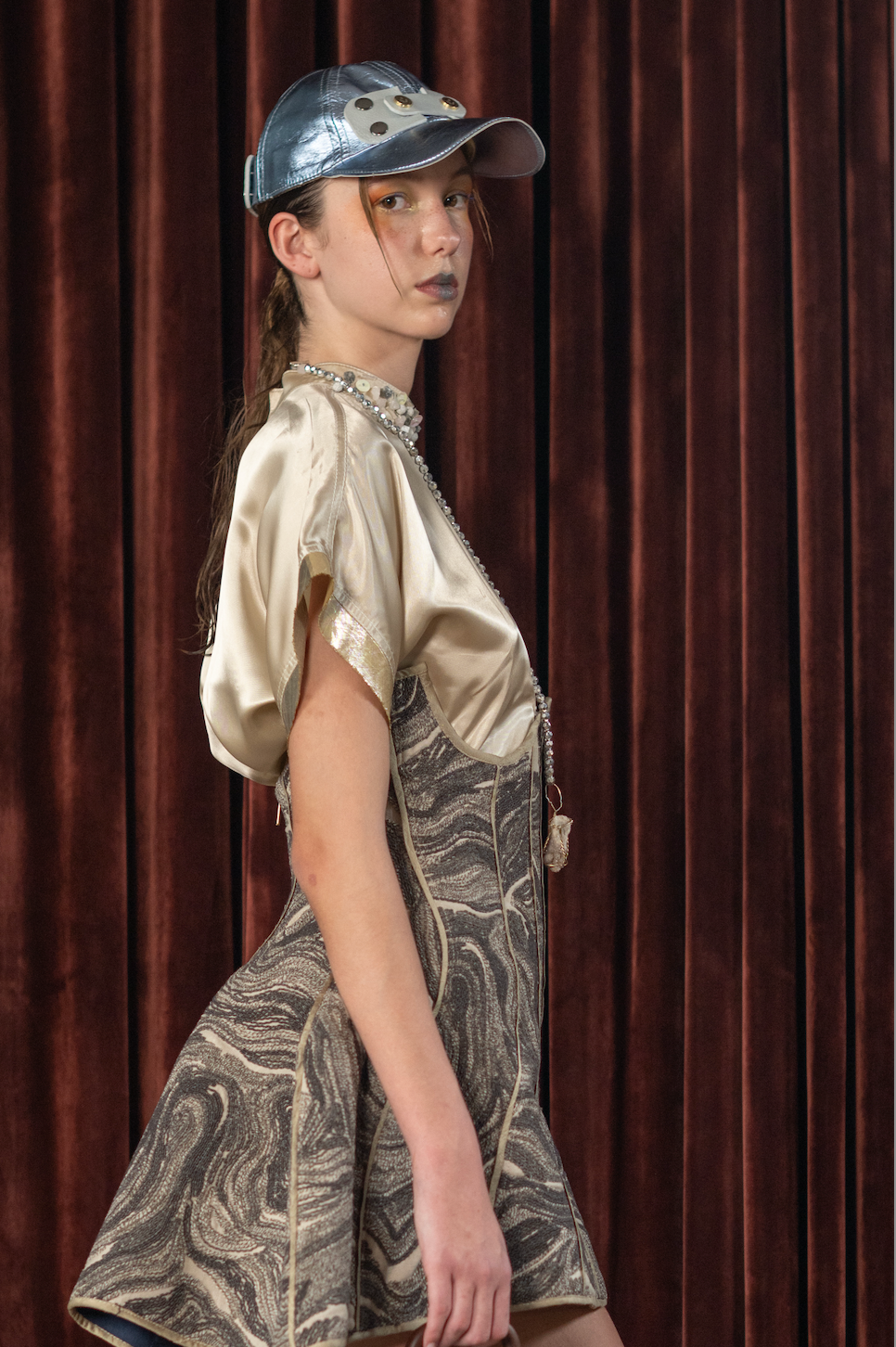 Lightning Leather Cap