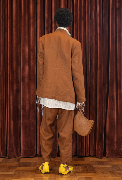 June Beetle Tailored Joggers in Linen