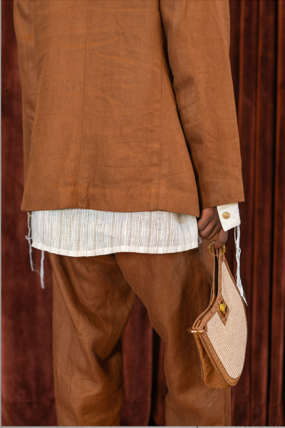 June Beetle Tailored Joggers in Linen